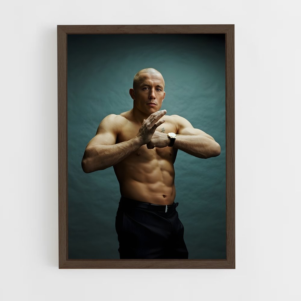 Poster L'élégance de GSP – affiche MMA (vue 5)